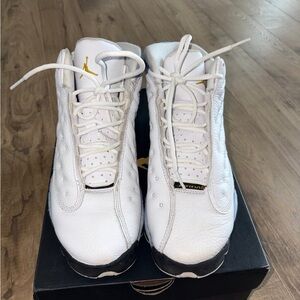 Jordan Retro Sneakers in Black and Gold big kids